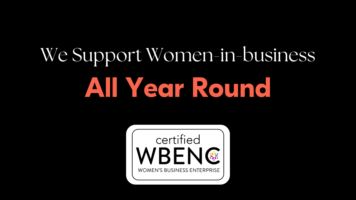 We support women in business all year round